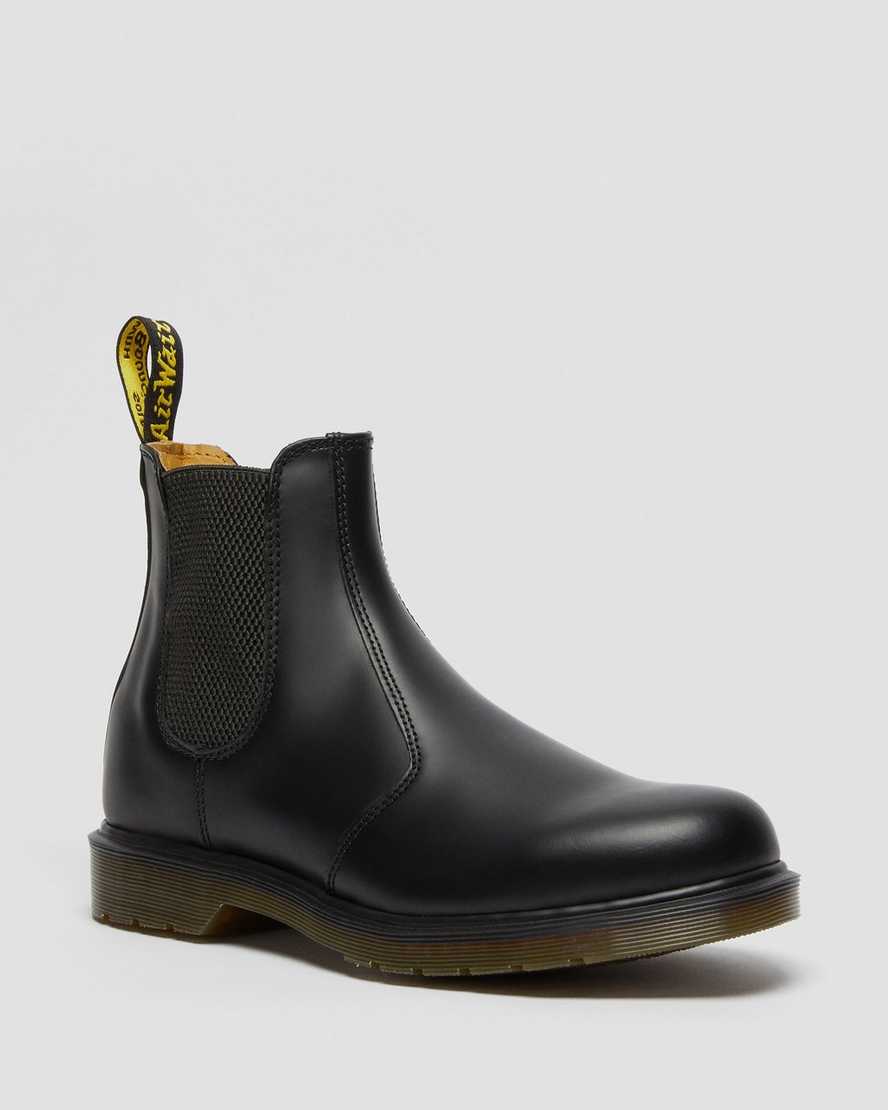 Dr. Martens 2976 Smooth Lær Chelsea Støvler Dame Svart [3456MZCOJ]